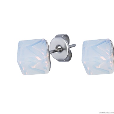 Пусеты Fiore Luna,  White, SWE2127/2 W S Пусеты Fiore Luna,  White, SWE2127/2 W S